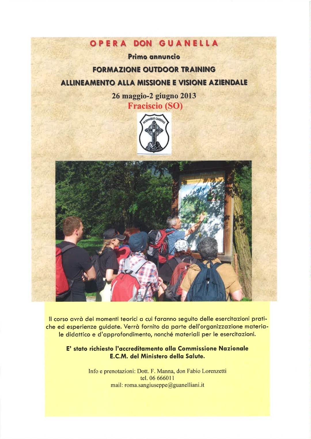 Formazione outdoor training 2013